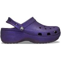 Sandália crocs plataform glitter clog  dark iris - 1