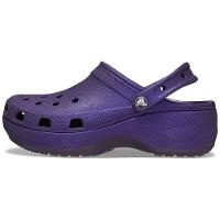 Sandália crocs plataform glitter clog  dark iris - 3