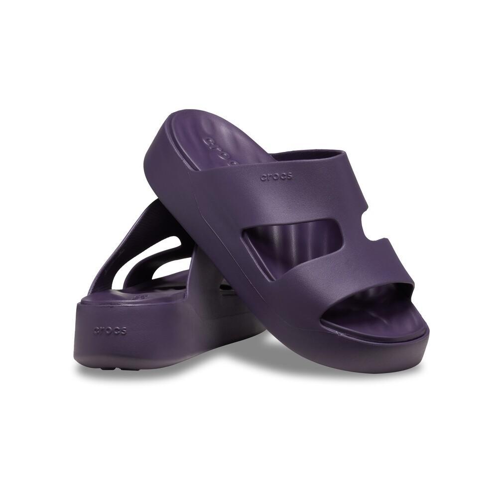 Sandália crocs getaway platform h-strap dark iris - 4