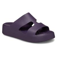 Sandália crocs getaway platform h-strap dark iris - 2