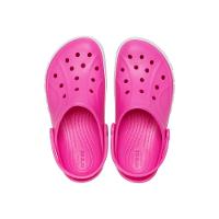 Sandália crocs bayaband clog t electric pink/petal pink - 5