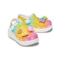 Sandália crocs ursinhos carinhosos crush clog white