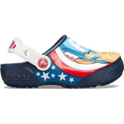 Sandália crocs fl captain america navy