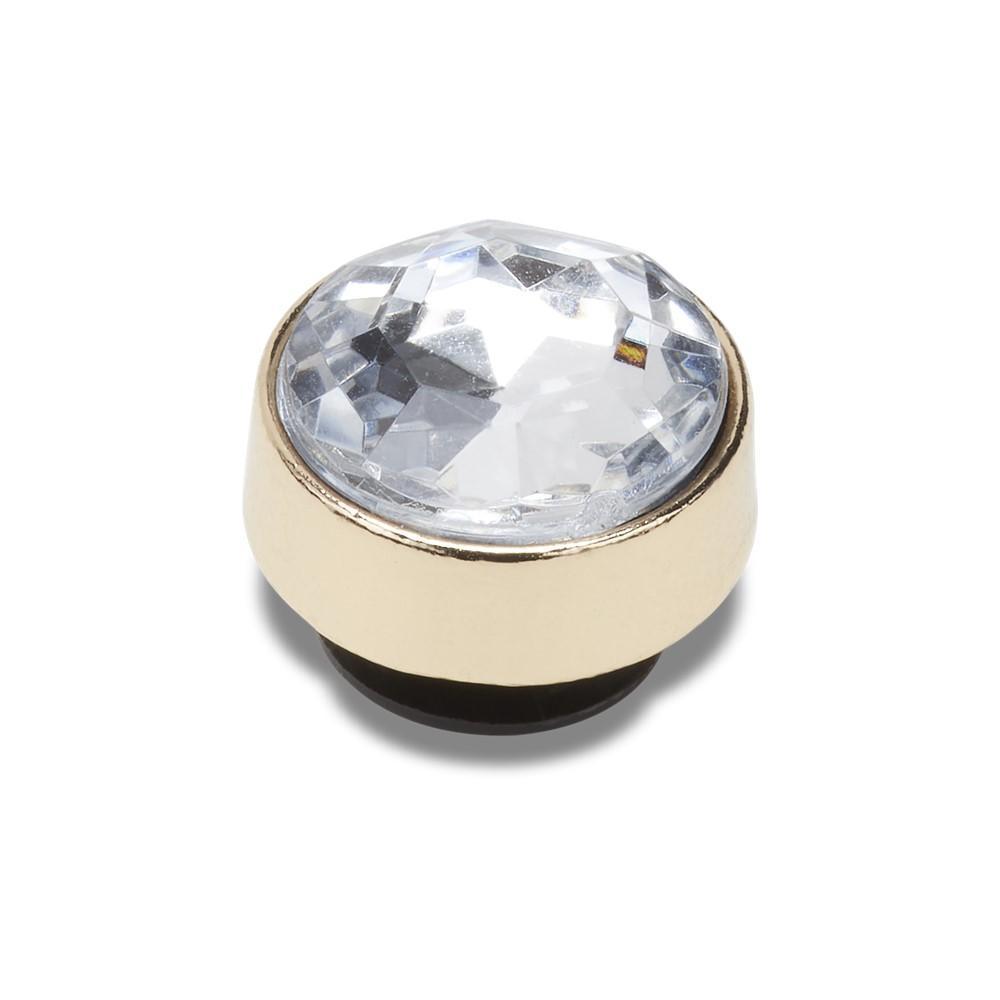 Jibbitz™ círculo de pedraria dourado unico - 3