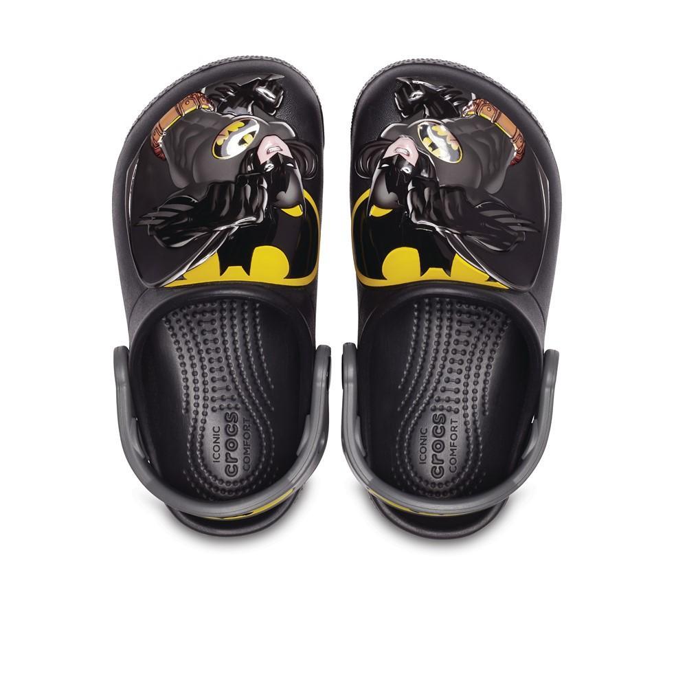 Sandália crocs fun lab batman clog infantil
 black - 2