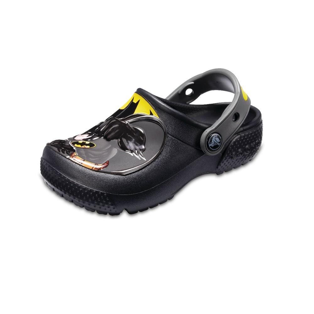 Sandália crocs fun lab batman clog infantil
 black - 3