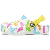 Sandália crocs classic vacay vibes k butterfly/white - 3