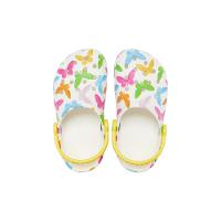 Sandália crocs classic vacay vibes k butterfly/white - 5
