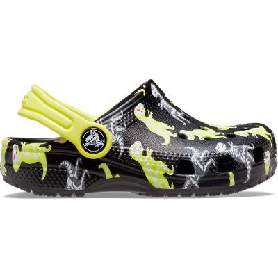 Sandália crocs classic easy icon clog kids black