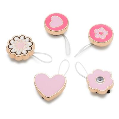 Jibbitz™ para tira da sandália rosa elevados pack com 5 unidades unico