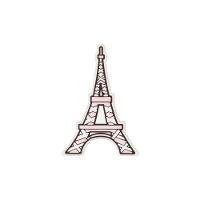 Jibbitz charm torre eiffel unico - 1