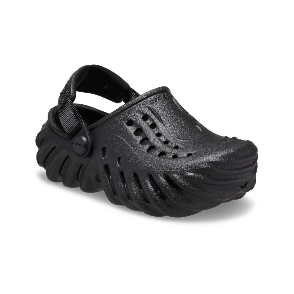 Sandália crocs echo clog t black - 2