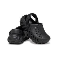 Sandália crocs echo clog t black