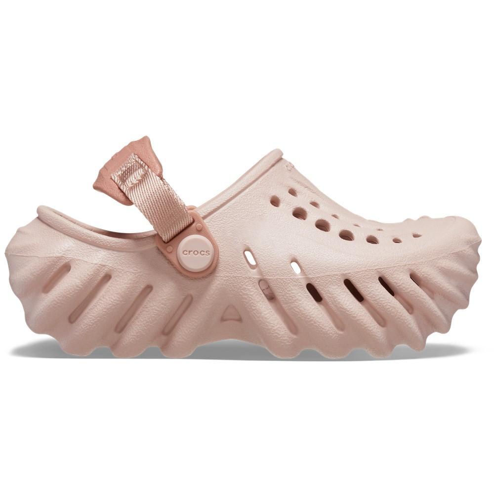 Sandália crocs echo clog t pink clay - 1