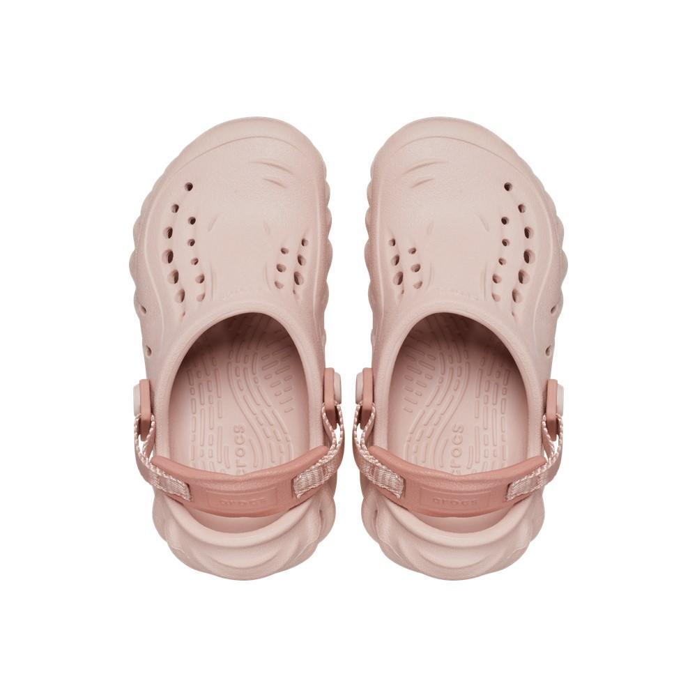 Sandália crocs echo clog t pink clay - 5
