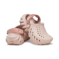 Sandália crocs echo clog t pink clay