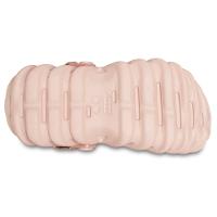 Sandália crocs echo clog t pink clay - 6