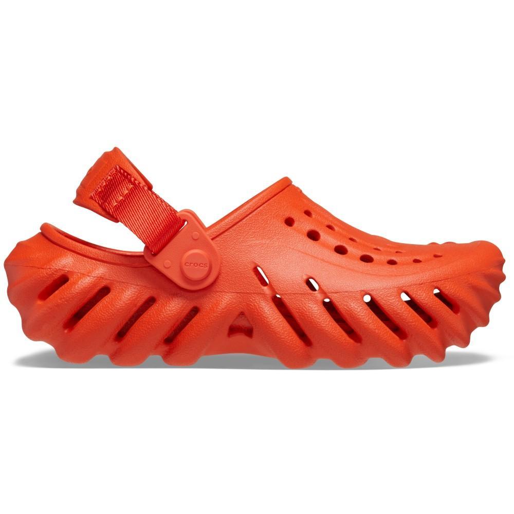 Sandália crocs echo clog t lava - 1