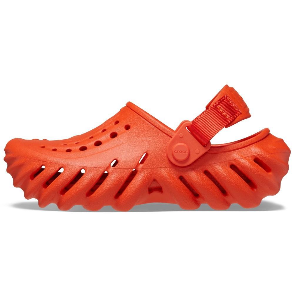 Sandália crocs echo clog t lava - 3