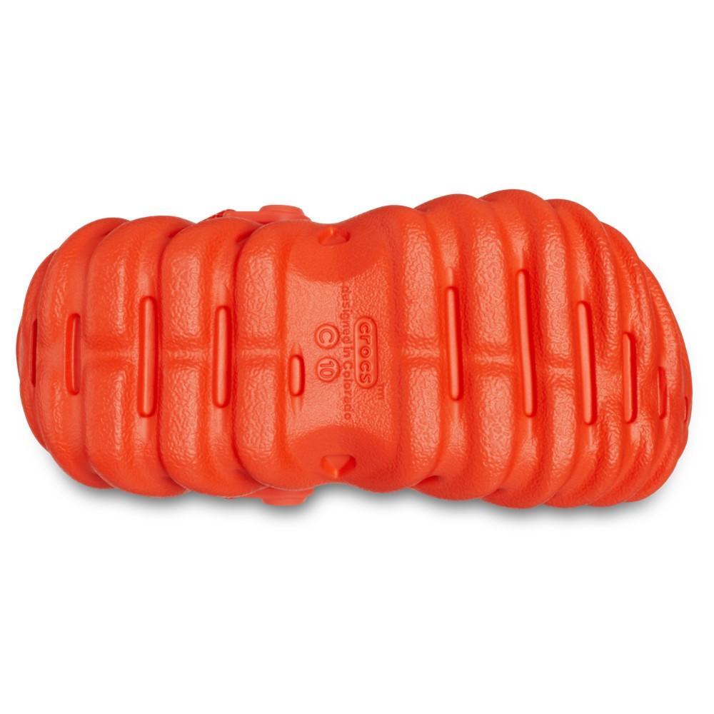 Sandália crocs echo clog t lava - 6