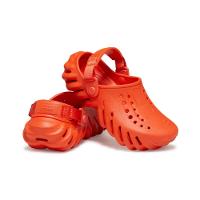 Sandália crocs echo clog t lava
