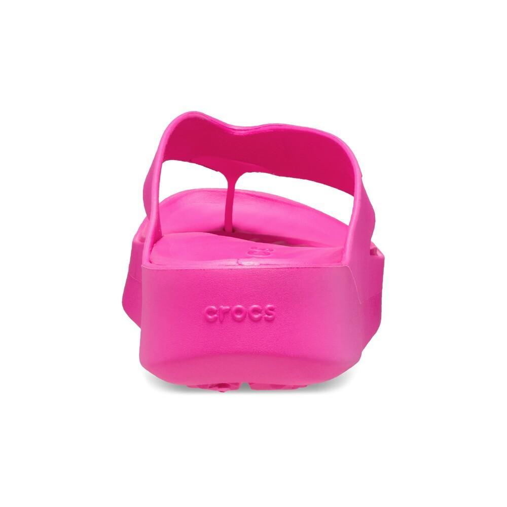 Chinelo crocs getaway plataform flip pink crush - 7