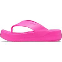 Chinelo crocs getaway plataform flip pink crush - 3
