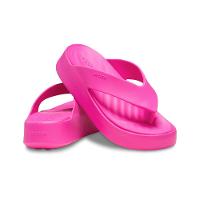 Chinelo crocs getaway plataform flip pink crush