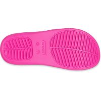 Chinelo crocs getaway plataform flip pink crush - 6