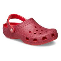 Sandália crocs classic glitter clog cherry red - 2