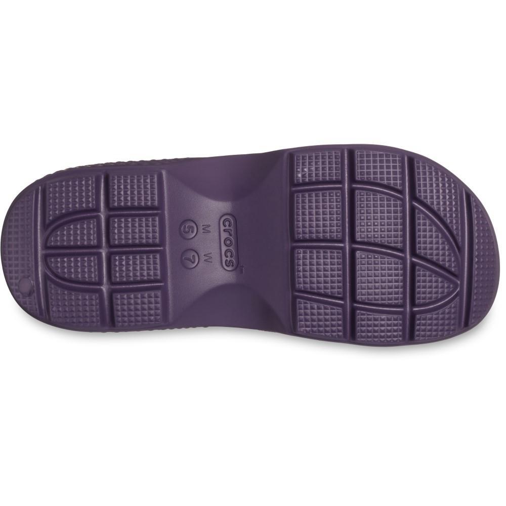 Sandália crocs stomp slide dark iris - 5