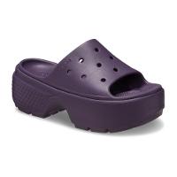 Sandália crocs stomp slide dark iris - 2