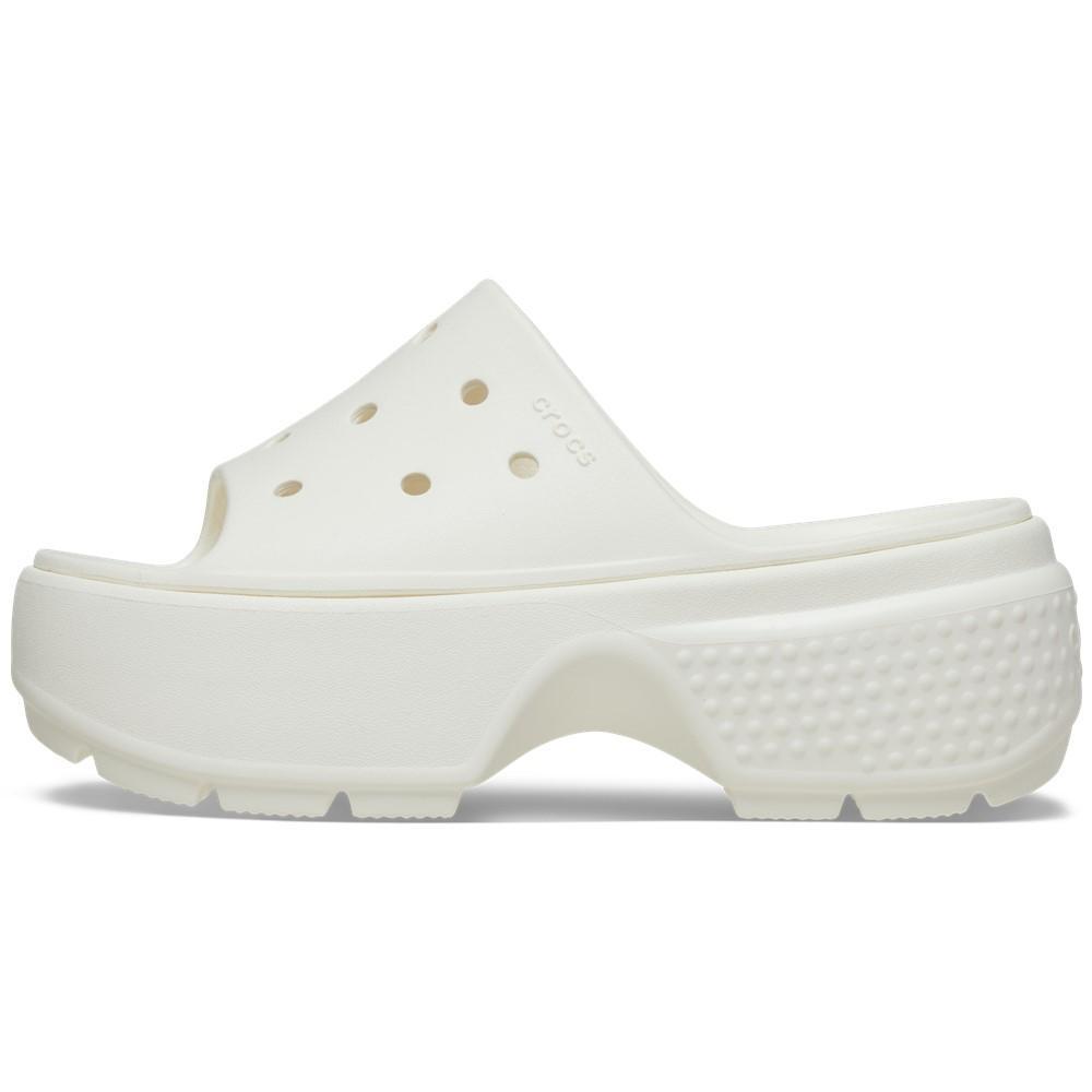 Sandália crocs stomp slide chalk - 3