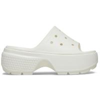 Sandália crocs stomp slide chalk - 1
