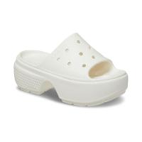 Sandália crocs stomp slide chalk - 2