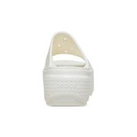 Sandália crocs stomp slide chalk - 7