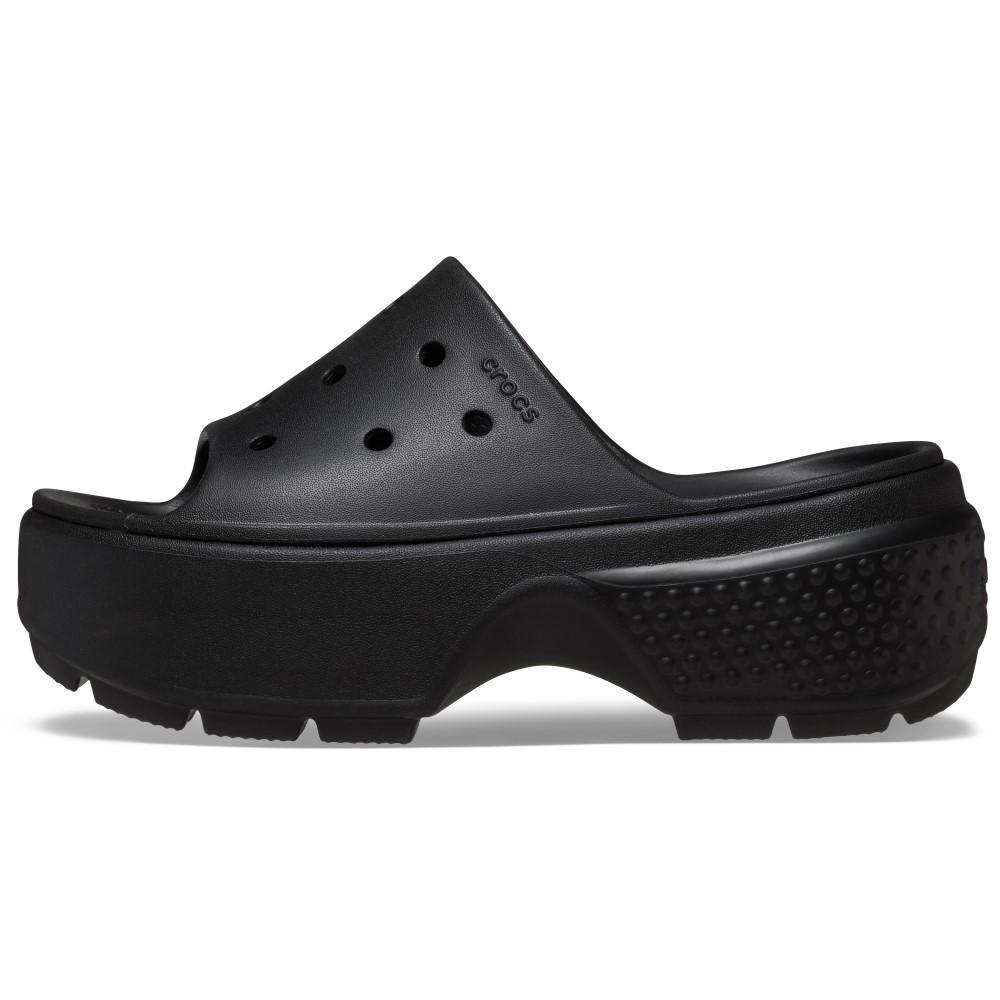 Sandália crocs stomp slide black - 3