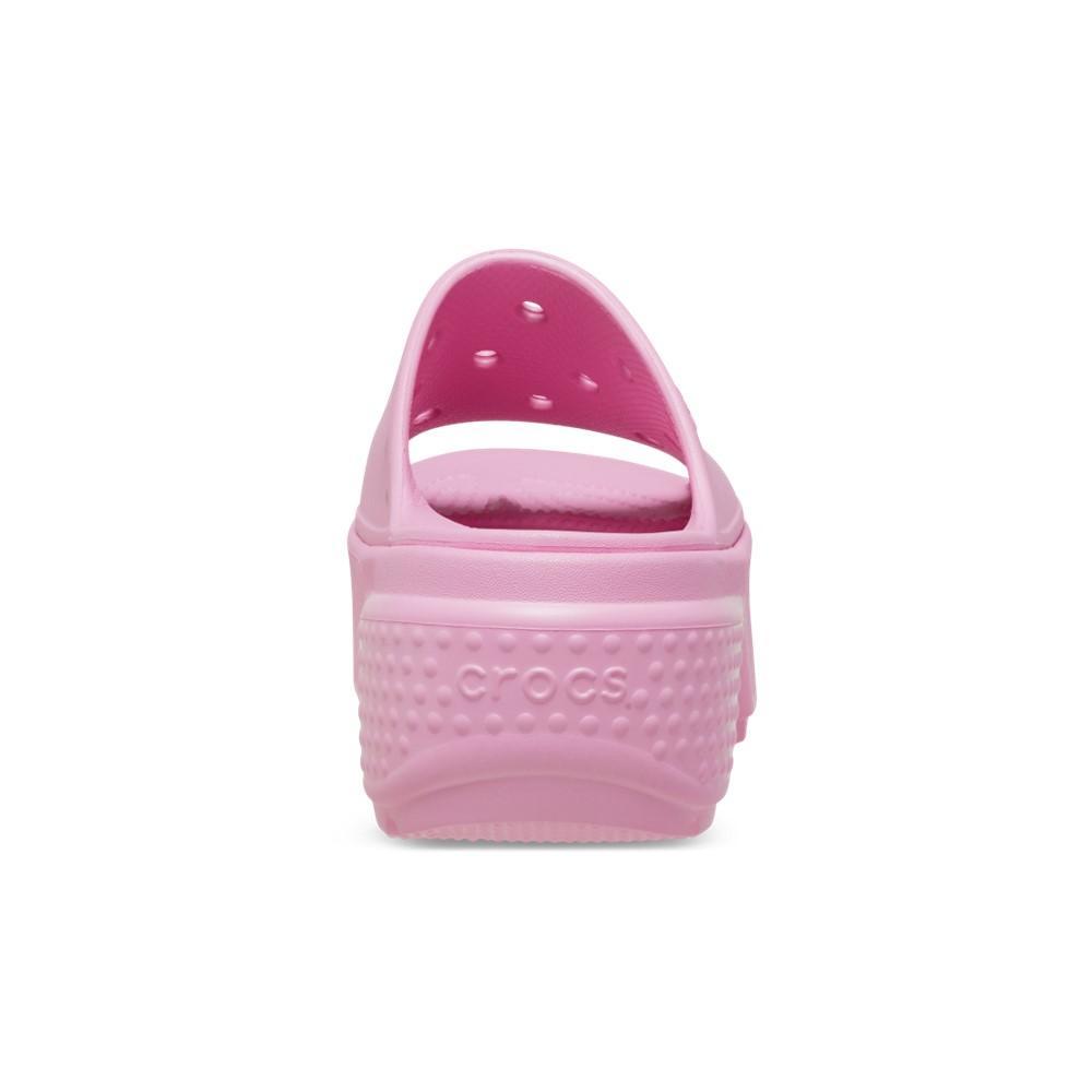 Sandália crocs stomp slide pink tweed - 7