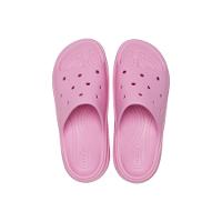 Sandália crocs stomp slide pink tweed - 5