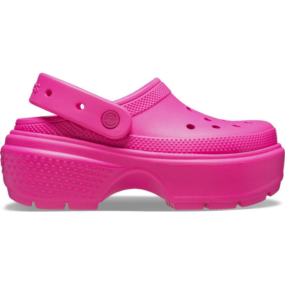 Sandália crocs stomp clog pink crush - 1