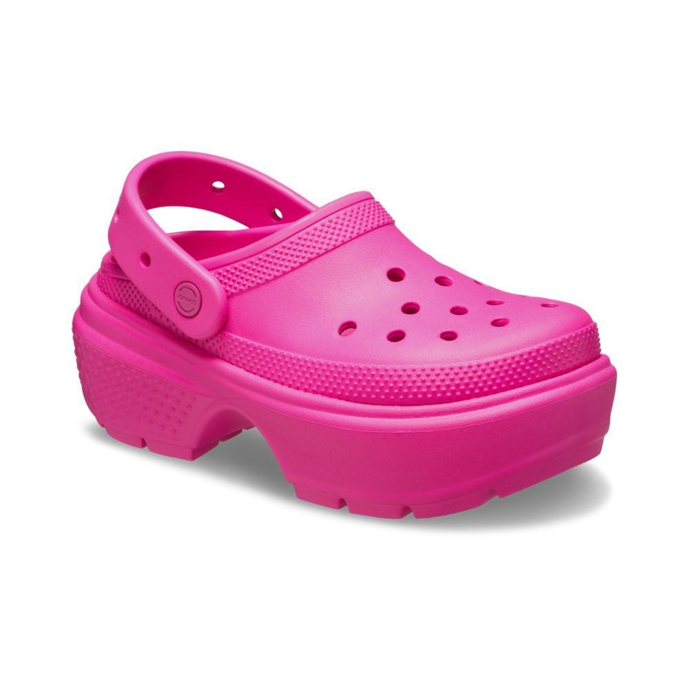 Sandália crocs stomp clog pink crush - 2