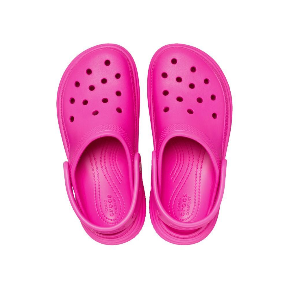 Sandália crocs stomp clog pink crush - 4