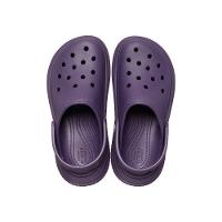 Sandália crocs stomp clog dark iris