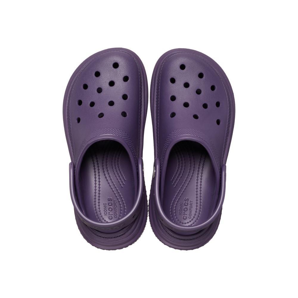 Sandália crocs stomp clog dark iris - 4