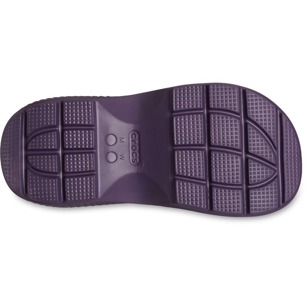 Sandália crocs stomp clog dark iris - 6