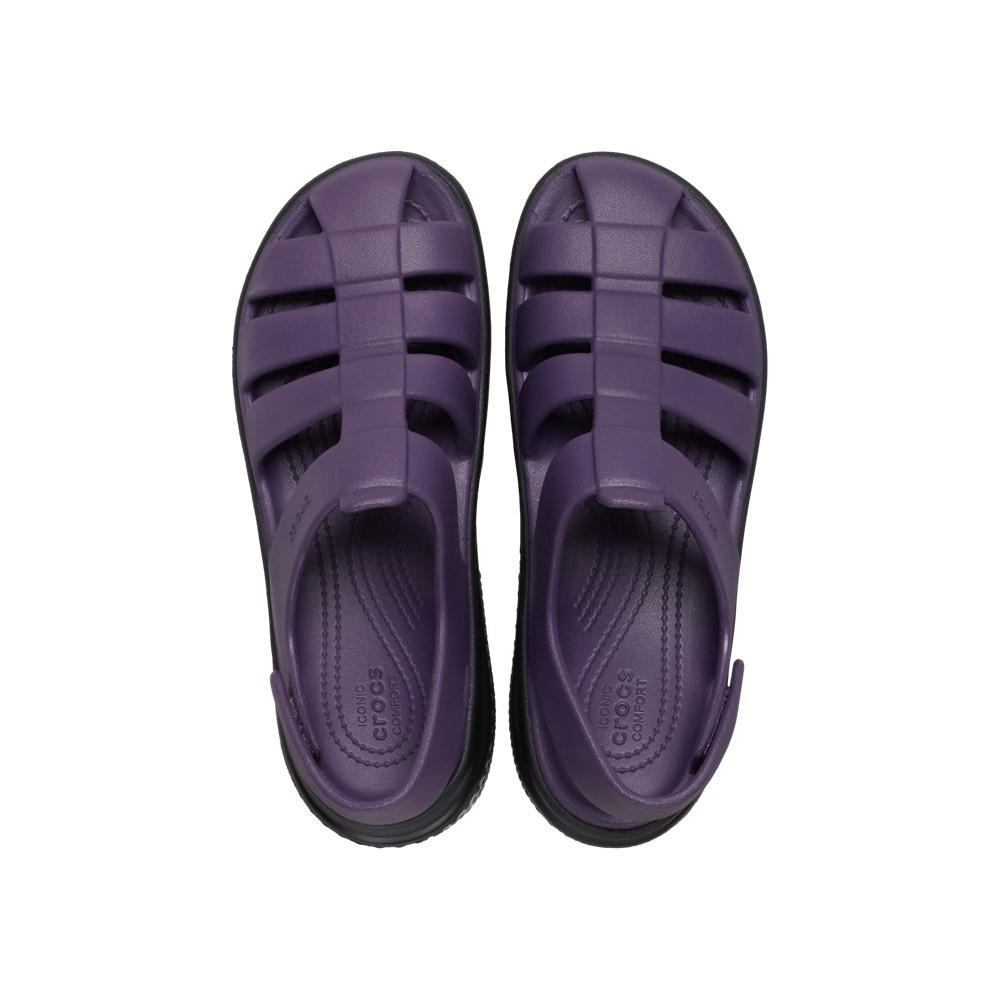 Sandália crocs stomp fisherman sandal dark iris - 5