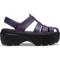 Sandália crocs stomp fisherman sandal dark iris - 1