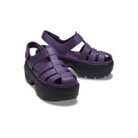 Sandália crocs stomp fisherman sandal dark iris