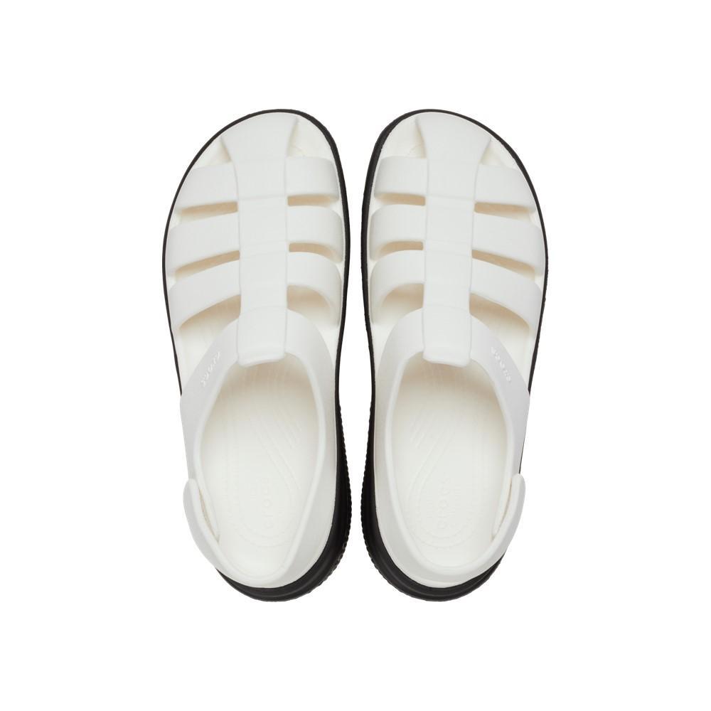 Sandália crocs stomp fisherman sandal chalk - 5