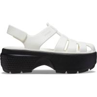 Sandália crocs stomp fisherman sandal chalk - 1